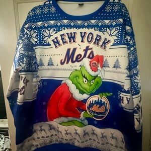 New York Mets Grinch Sweater